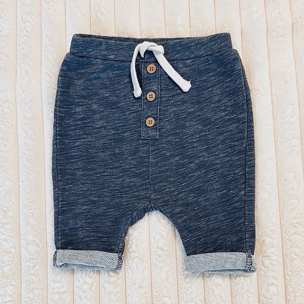 3/$15 🌸 Old Navy Baby Jean Pull On Leggings Denim Jeggings 12-18m Cuffed Hem